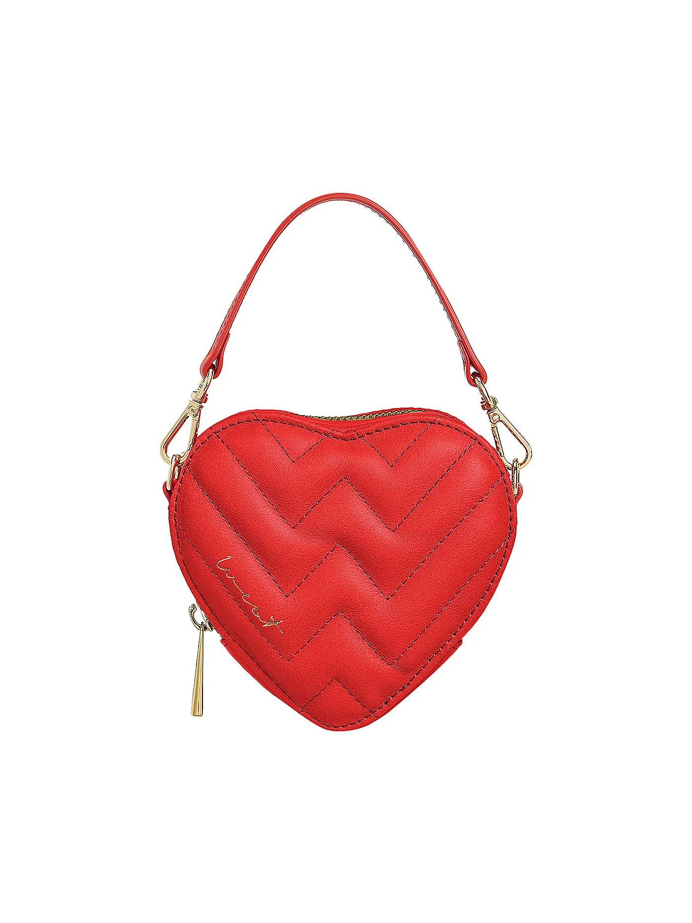 WEAT | Ledertasche - Umhängetasche Mini Heart | 